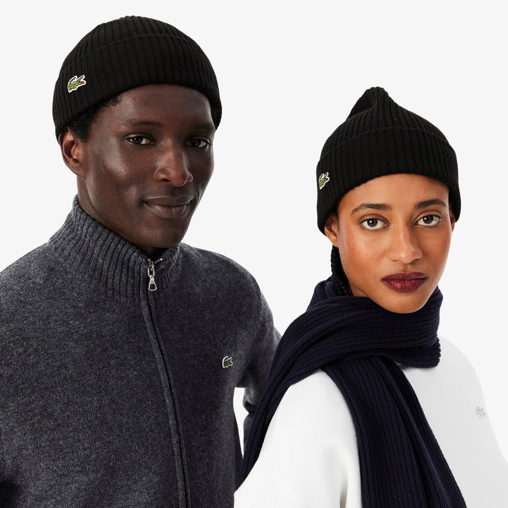 LACOSTE KNITTED BEANIE