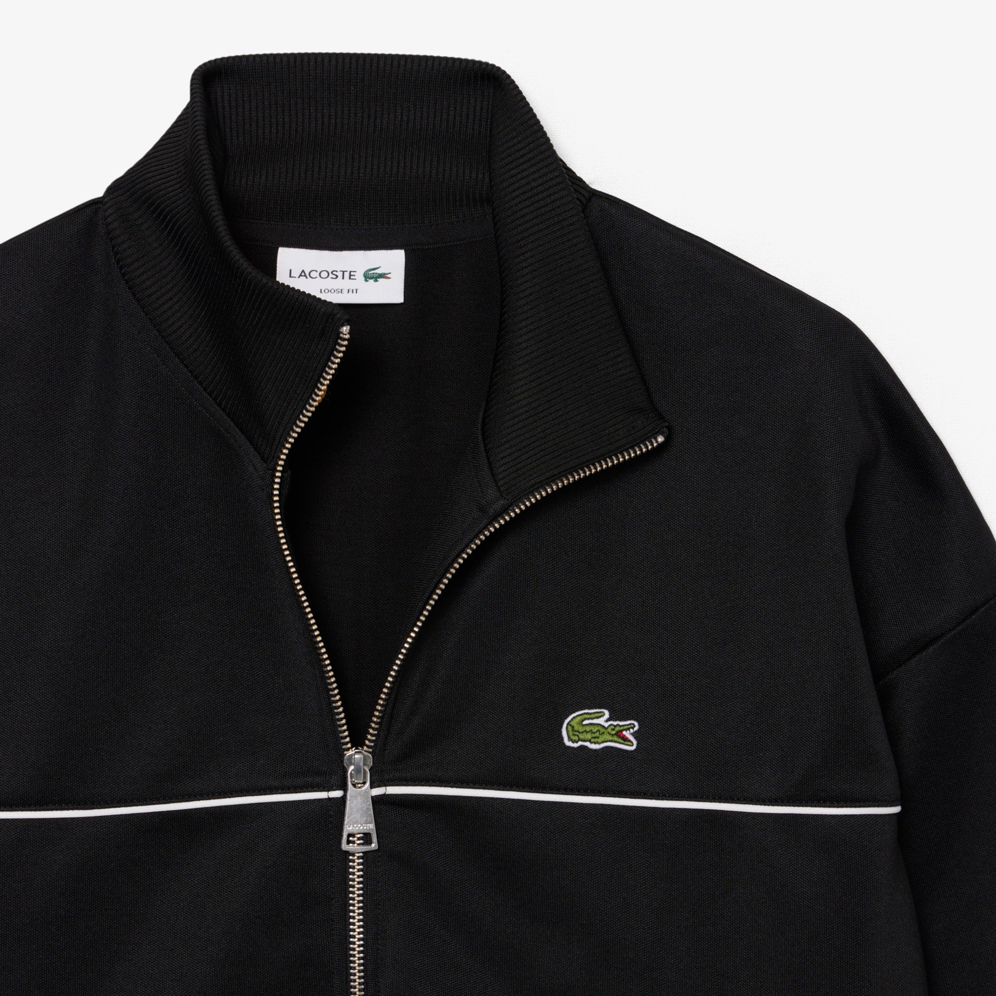 LACOSTE ZIPPED SWEATSHIRT