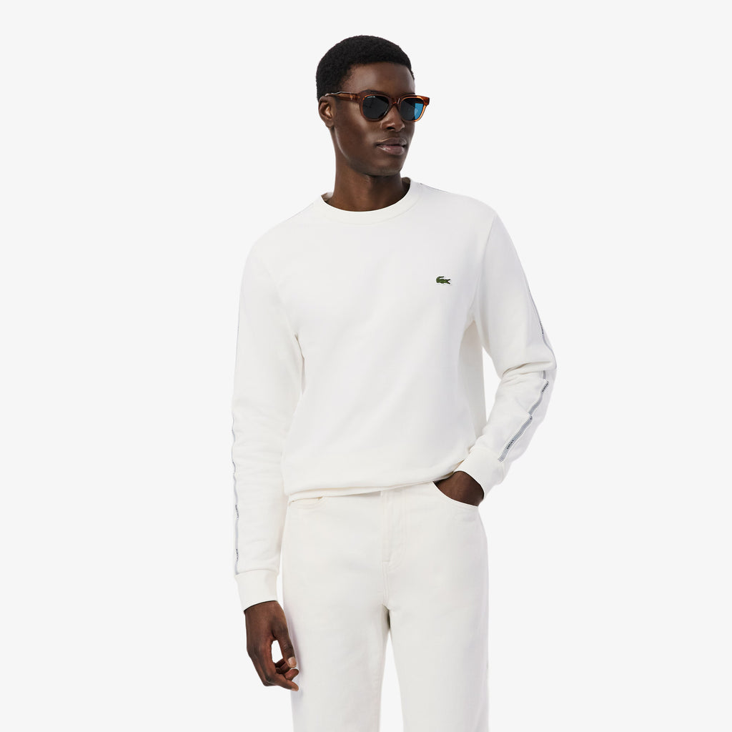 LACOSTE STRIPE BAND SWEATSHIRT