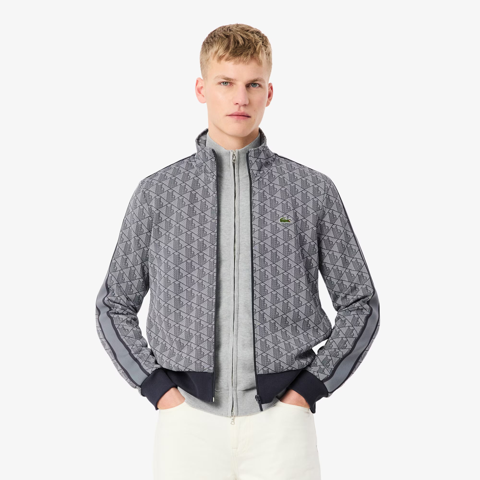LACOSTE PARIS ZIP-UP TRACK JACKET