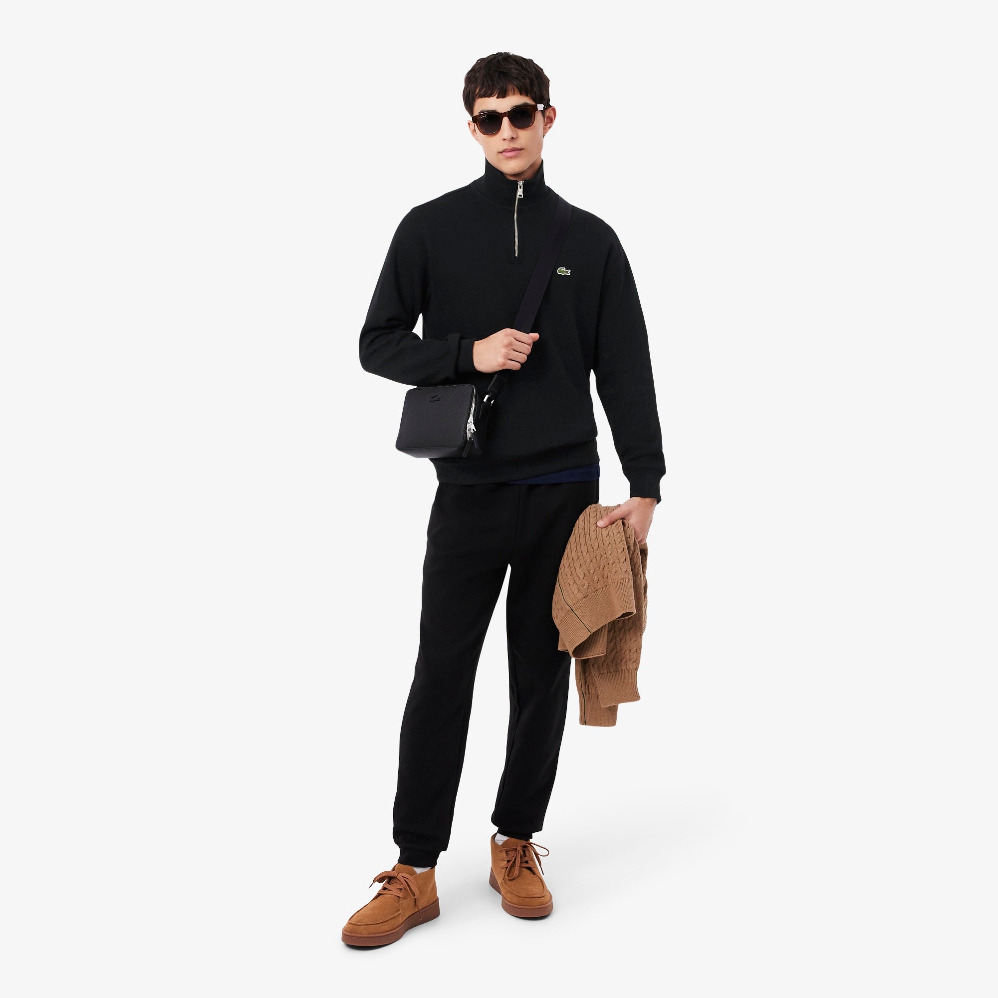 LACOSTE HALF-ZIP SWEATSHIRT