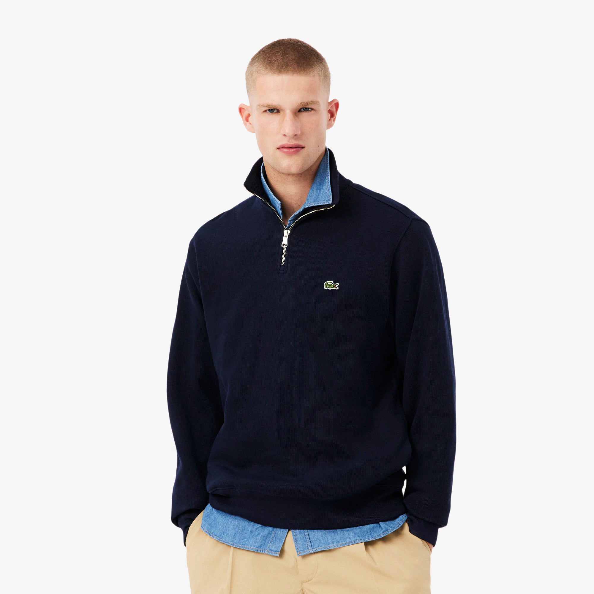 LACOSTE HALF-ZIP SWEATSHIRT