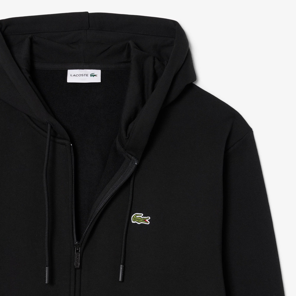 LACOSTE ZIP-HOOD SWEAT