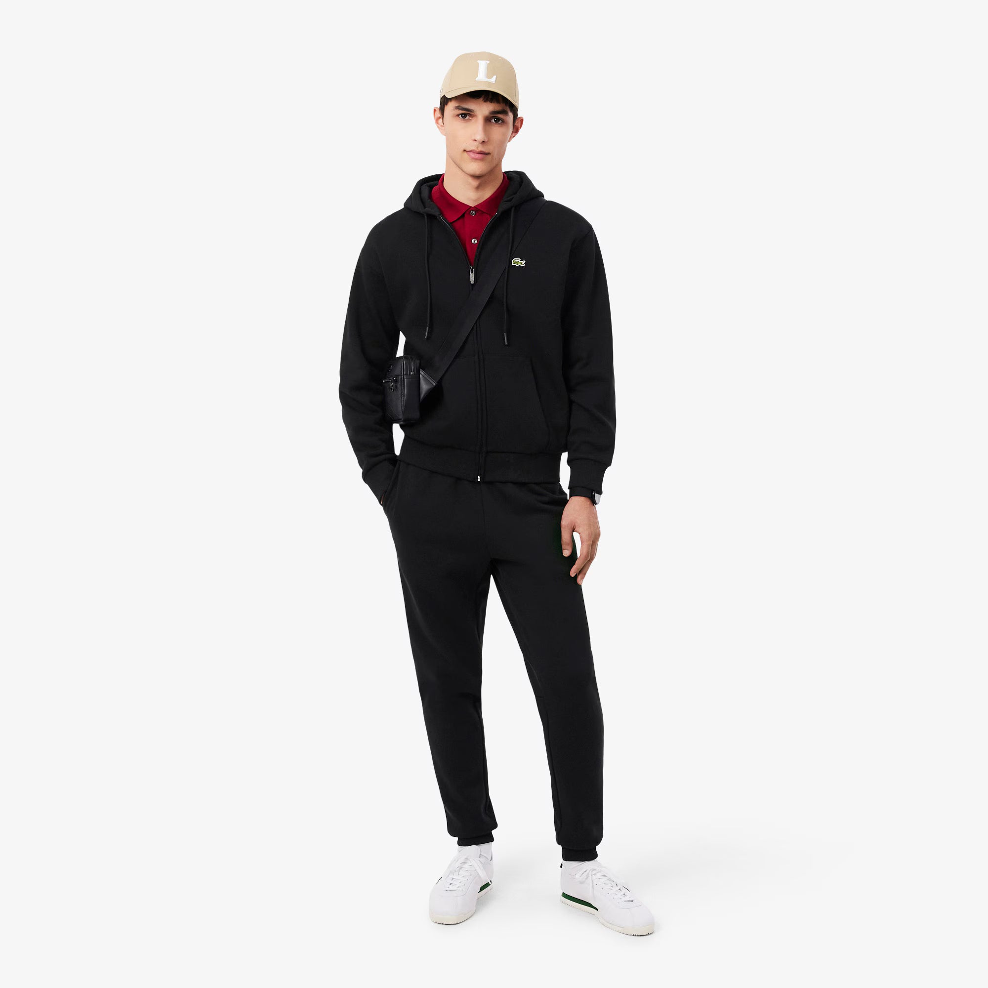 LACOSTE ZIP-HOOD SWEAT