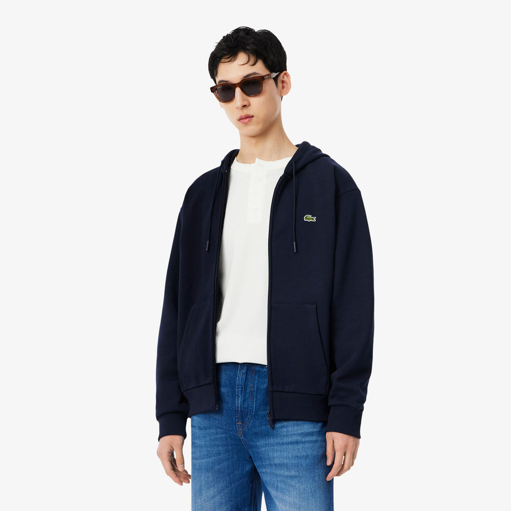 LACOSTE ZIP-HOOD SWEAT