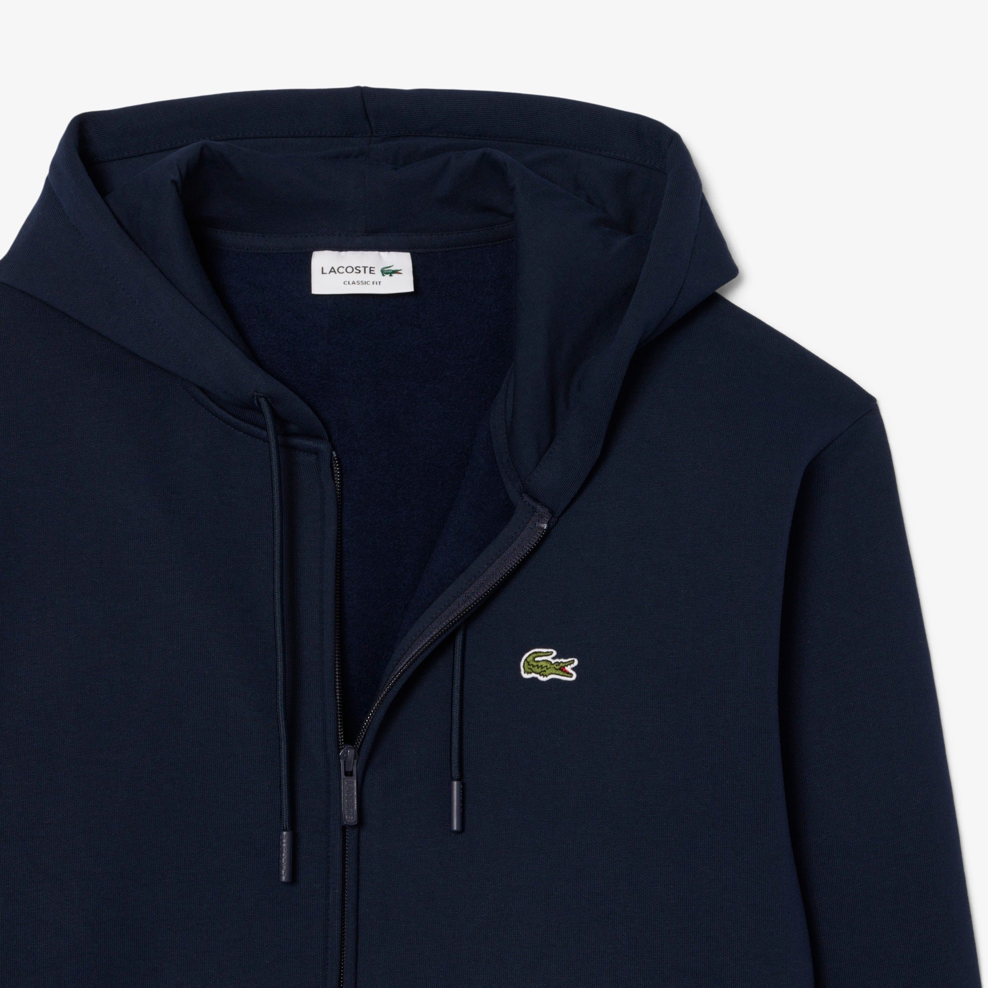 LACOSTE ZIP-HOOD SWEAT