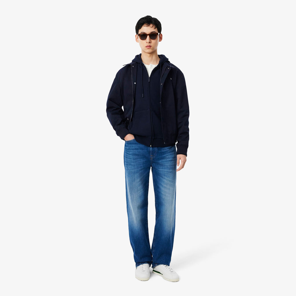LACOSTE ZIP-HOOD SWEAT