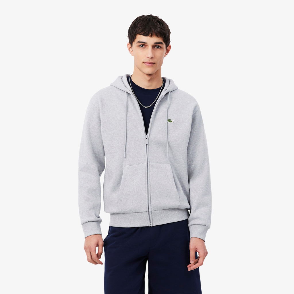 LACOSTE ZIP-HOOD SWEAT