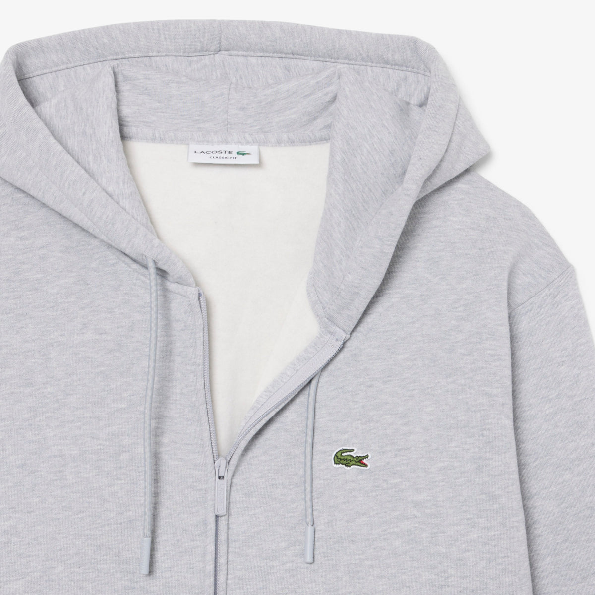 LACOSTE ZIP-HOOD SWEAT