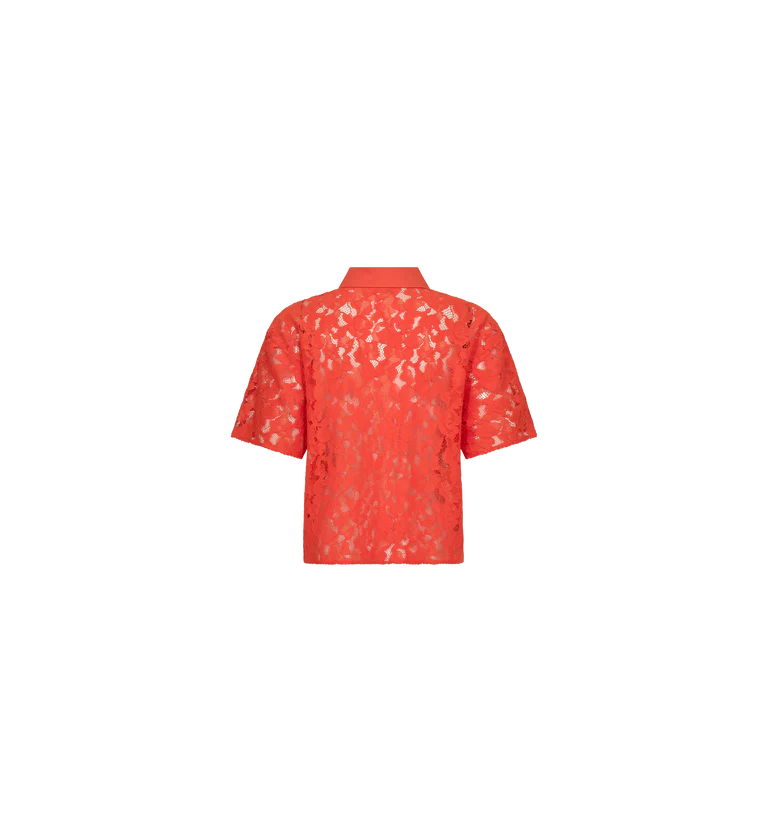 MOS MOSH LIA RIVER SS LACE SHIRT