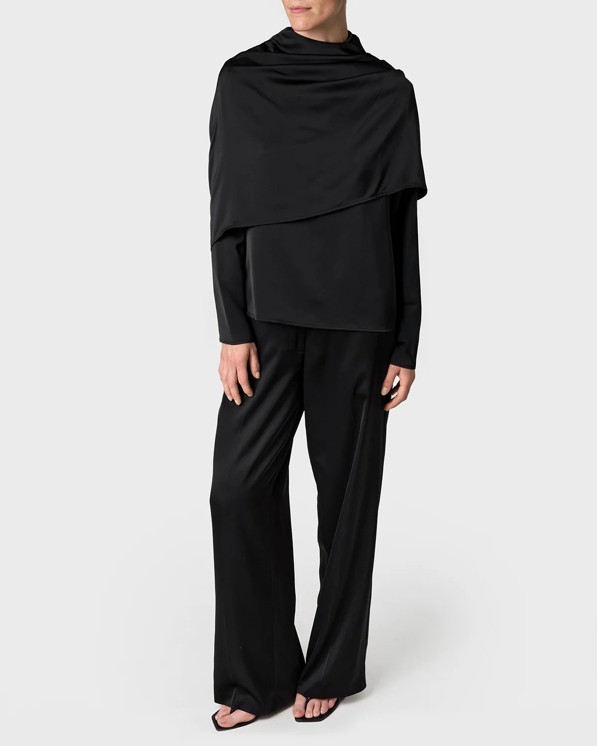MARVILLE ROAD SOPHIA SATIN BLOUSE