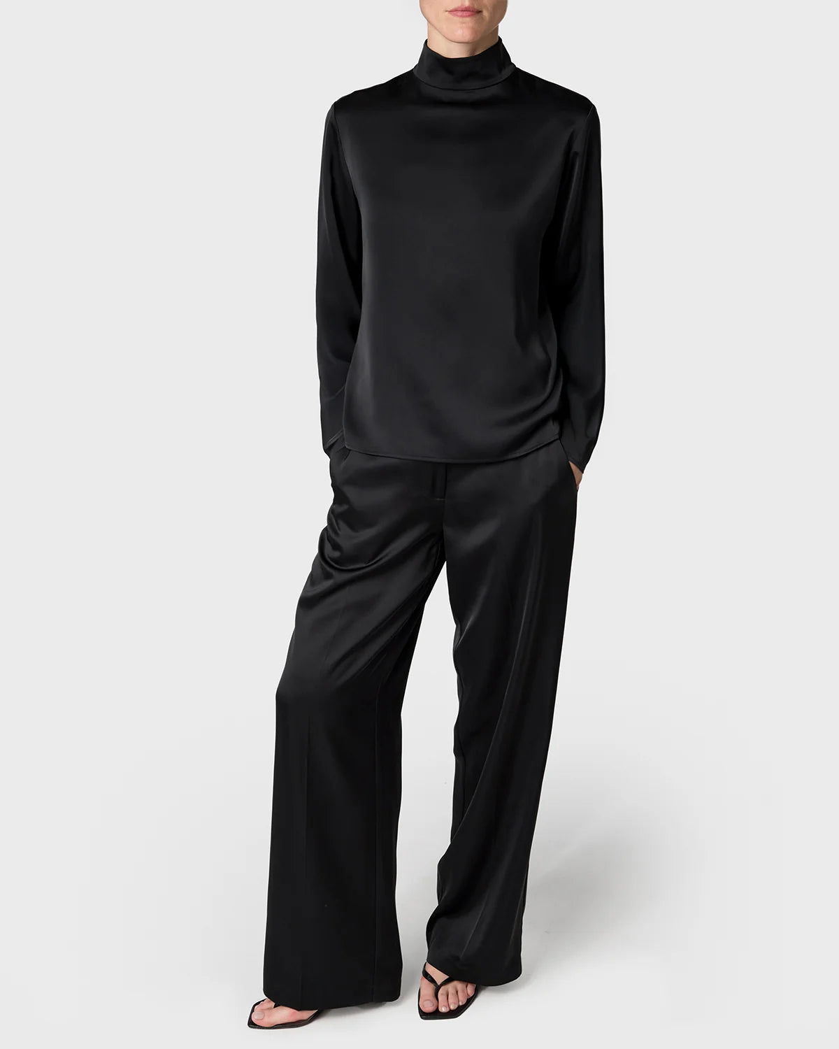 MARVILLE ROAD SOPHIA SATIN BLOUSE