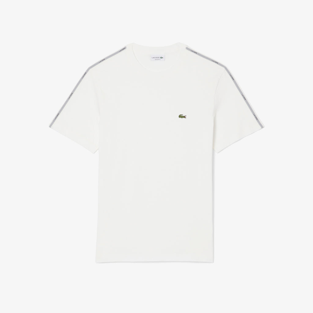 LACOSTE BRANDED STRIPE T-SHIRT