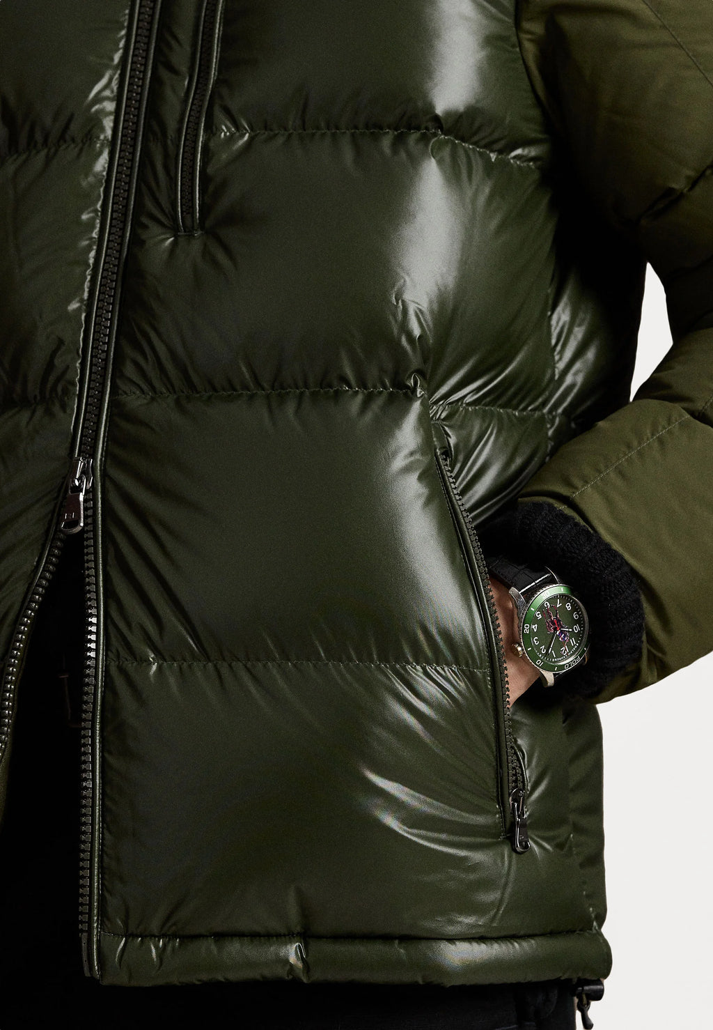 POLO RALPH LAUREN GORHAM GLOSSY DOWN JACKET