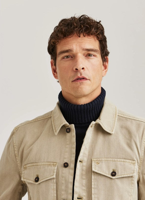 MORRIS ALAIN TWILL SHIRT JACKET
