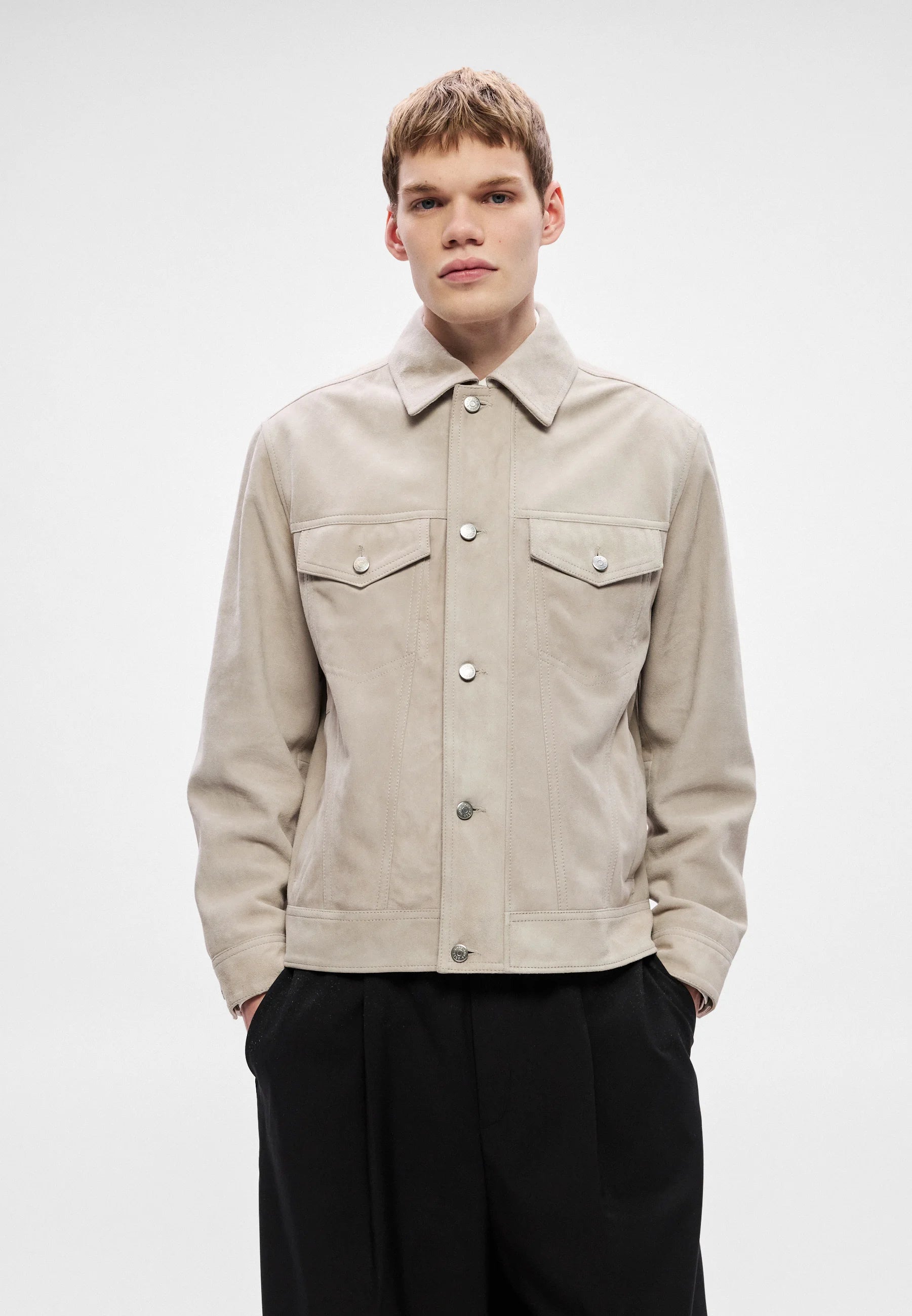 BOSS O SUEDE LEATHER JACKET