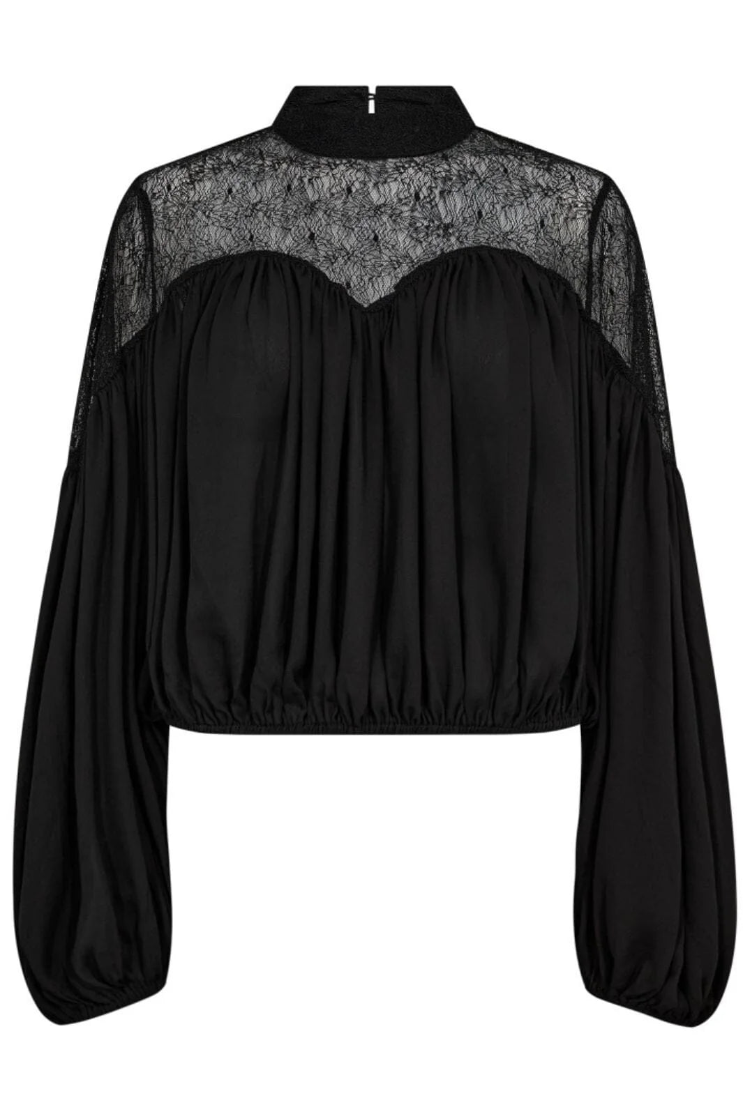 CO'COUTURE MINGO MIX LACE BLOUSE