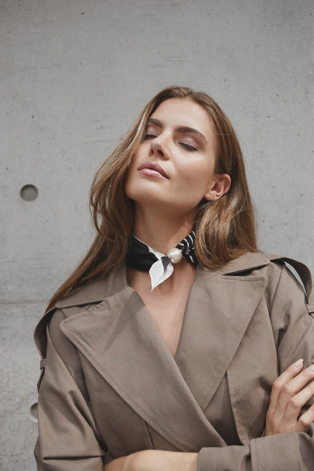 CO'COUTURE PEARL SCARF