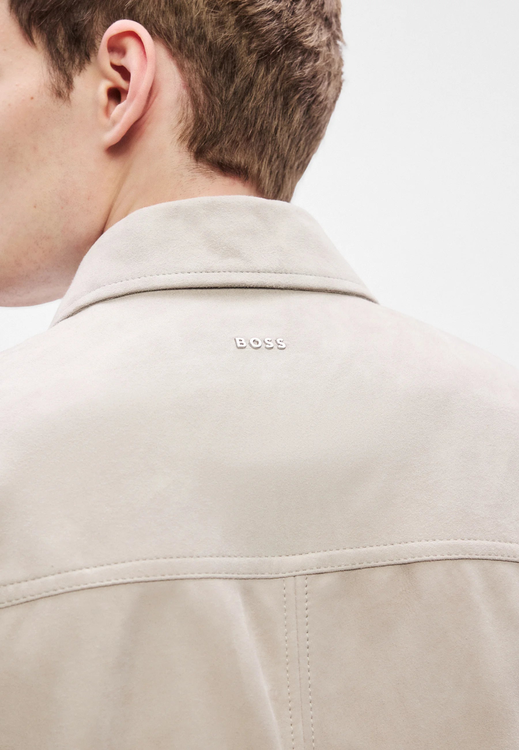 BOSS O SUEDE LEATHER JACKET