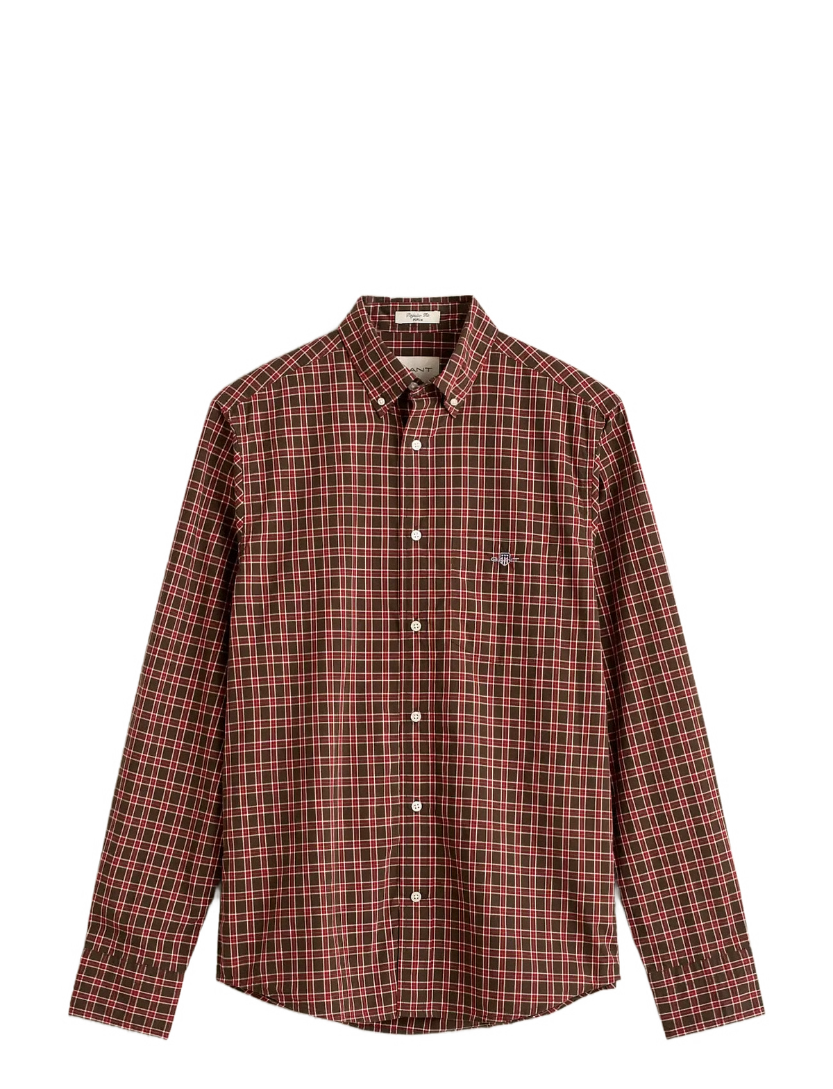 GANT REG POPLIN CHECK SHIRT