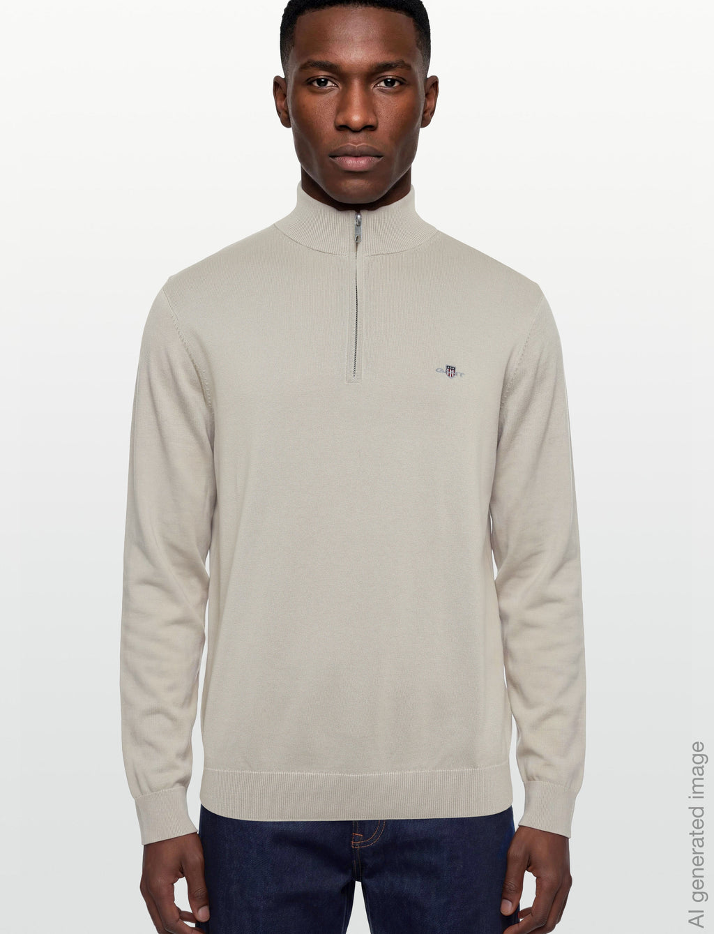 GANT COTTON HALF-ZIP