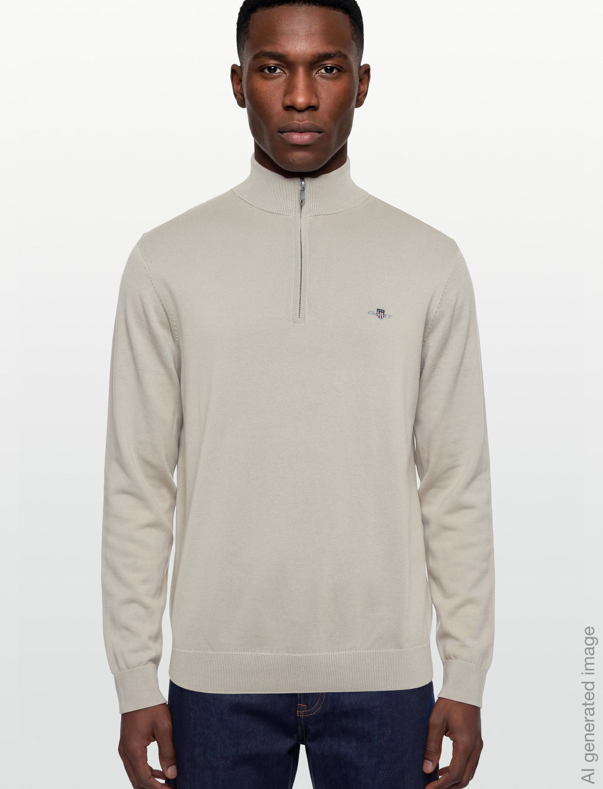 GANT COTTON HALF-ZIP