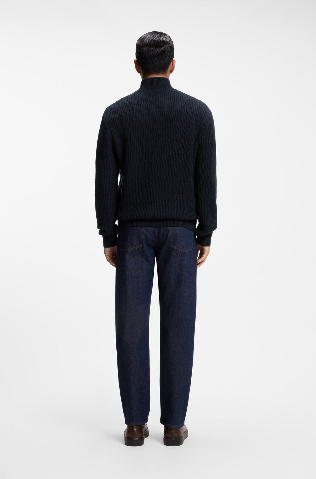 BOSS BLACK FIOCCO KNITTED ZIP