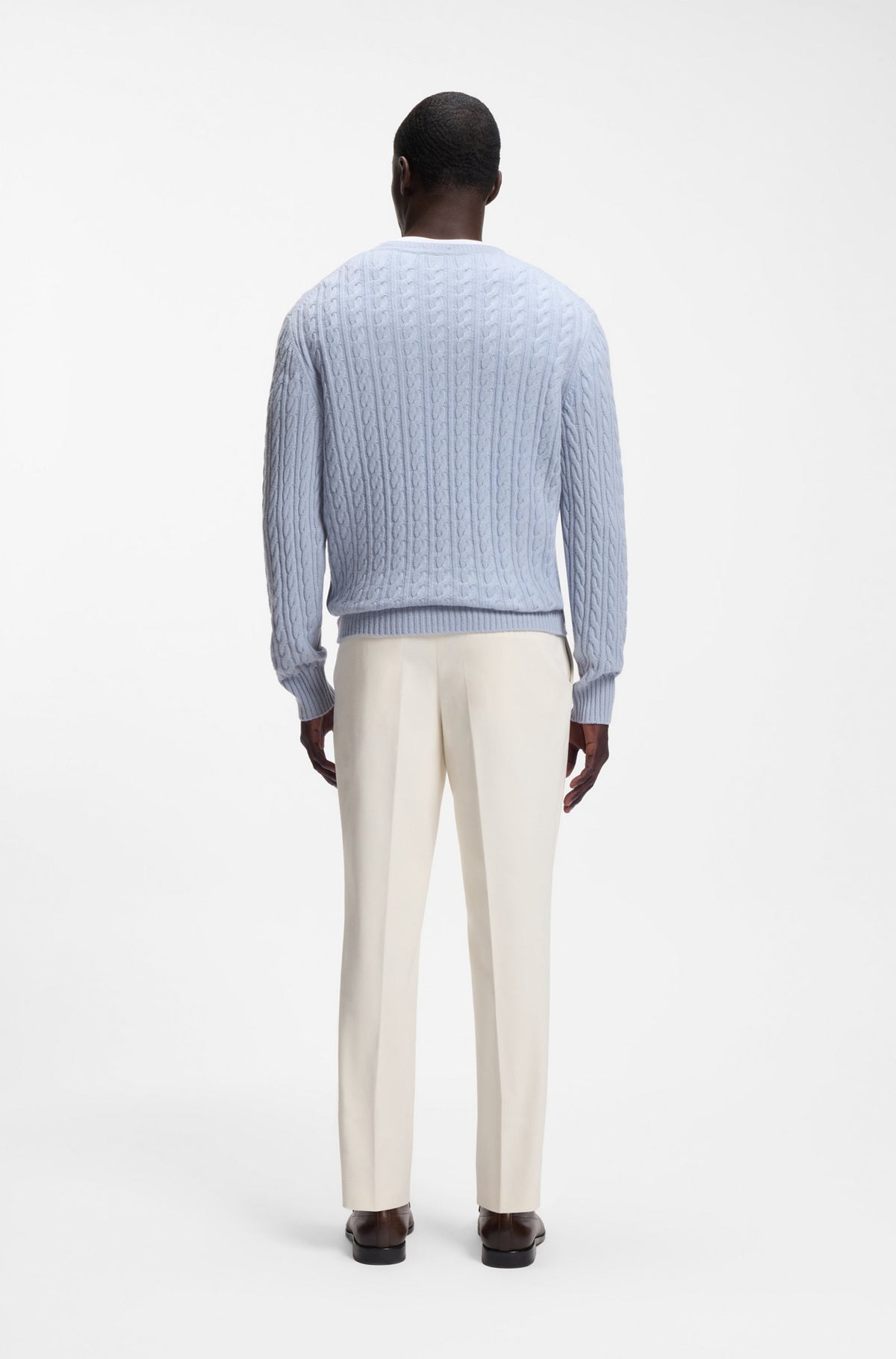 BOSS BLACK FURLAN CABLE KNIT