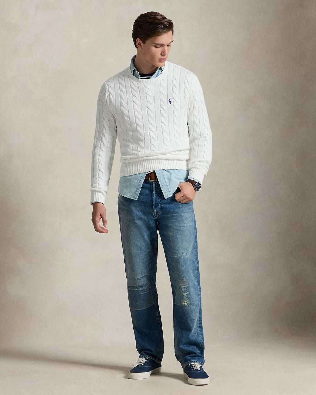 POLO RALPH LAUREN CABLE KNIT