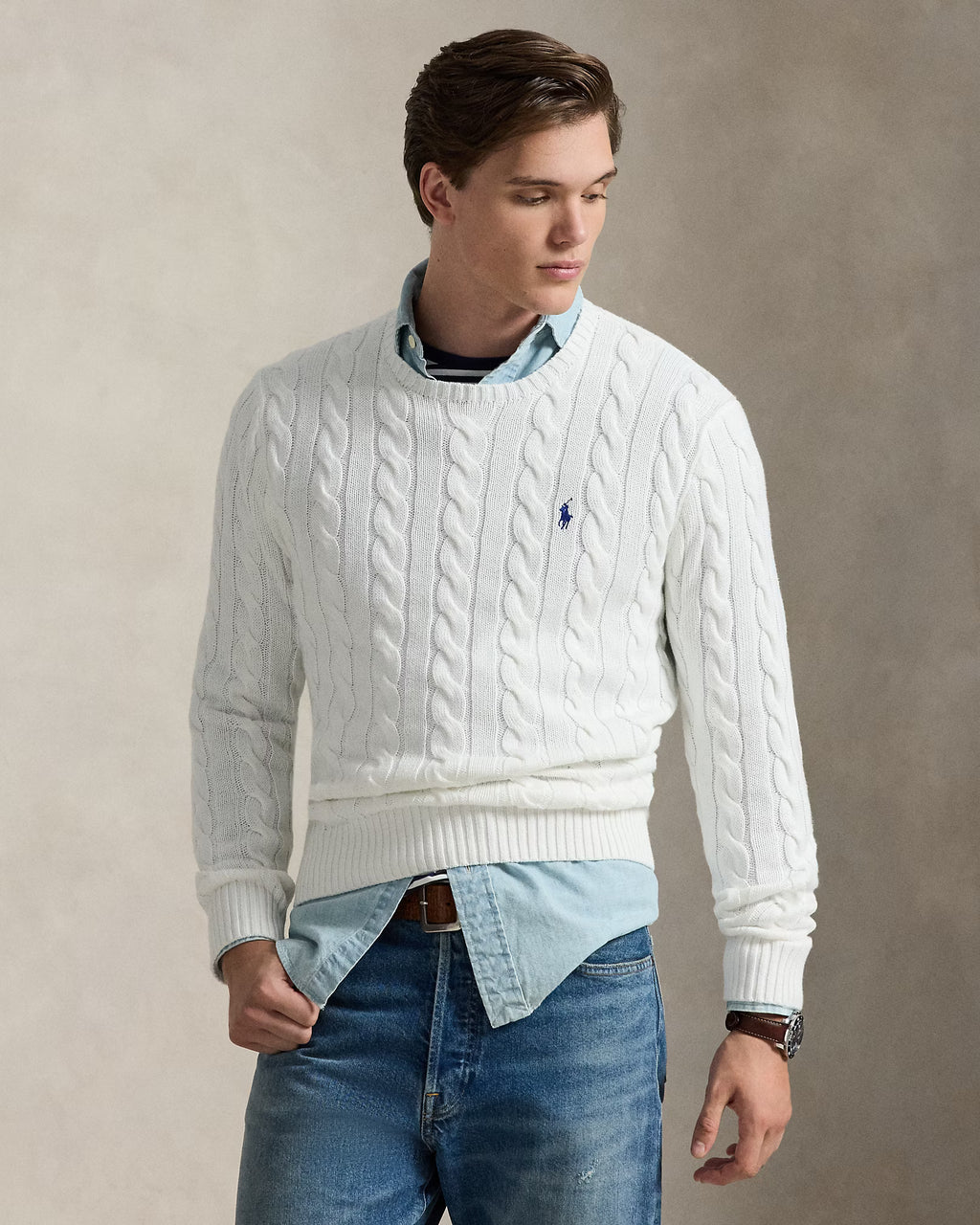 POLO RALPH LAUREN CABLE KNIT