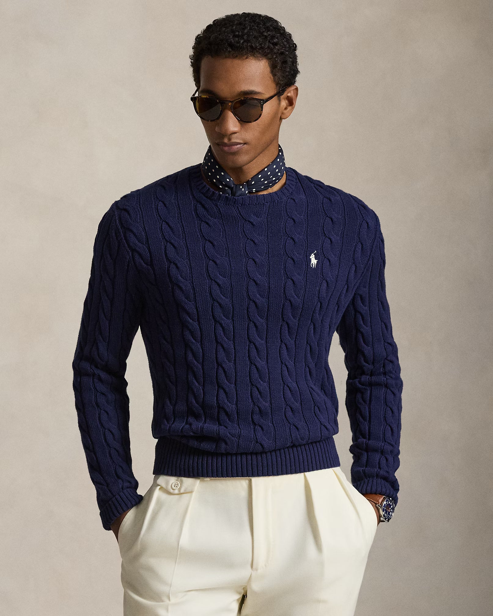 POLO RALPH LAUREN CABLE KNIT