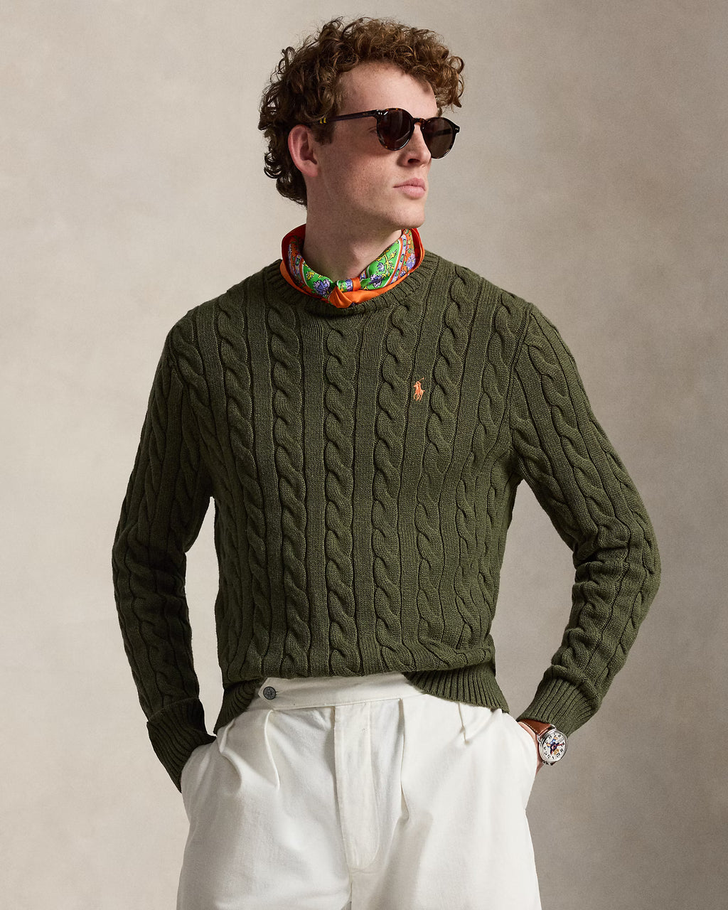 POLO RALPH LAUREN CABLE KNIT