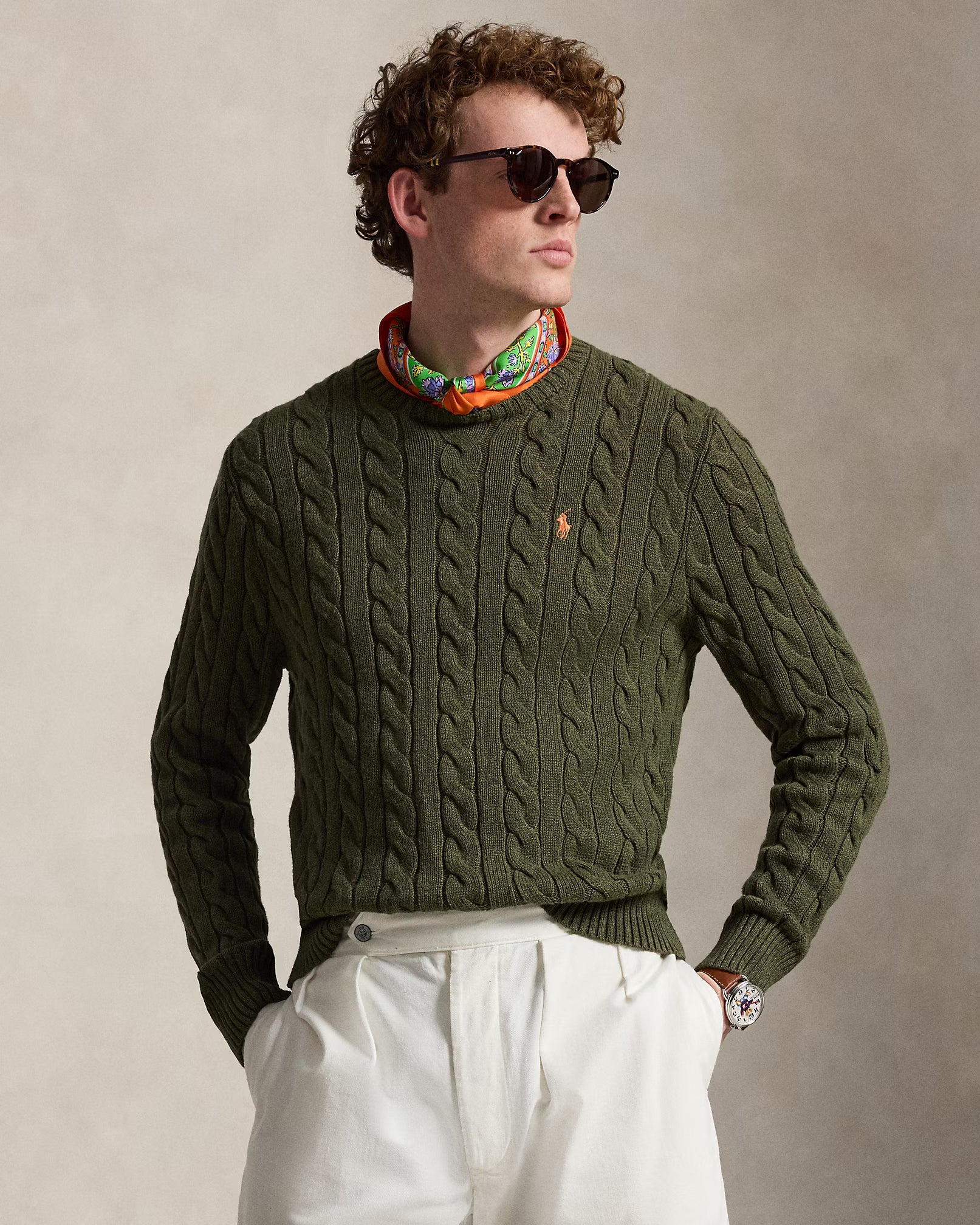 POLO RALPH LAUREN CABLE KNIT