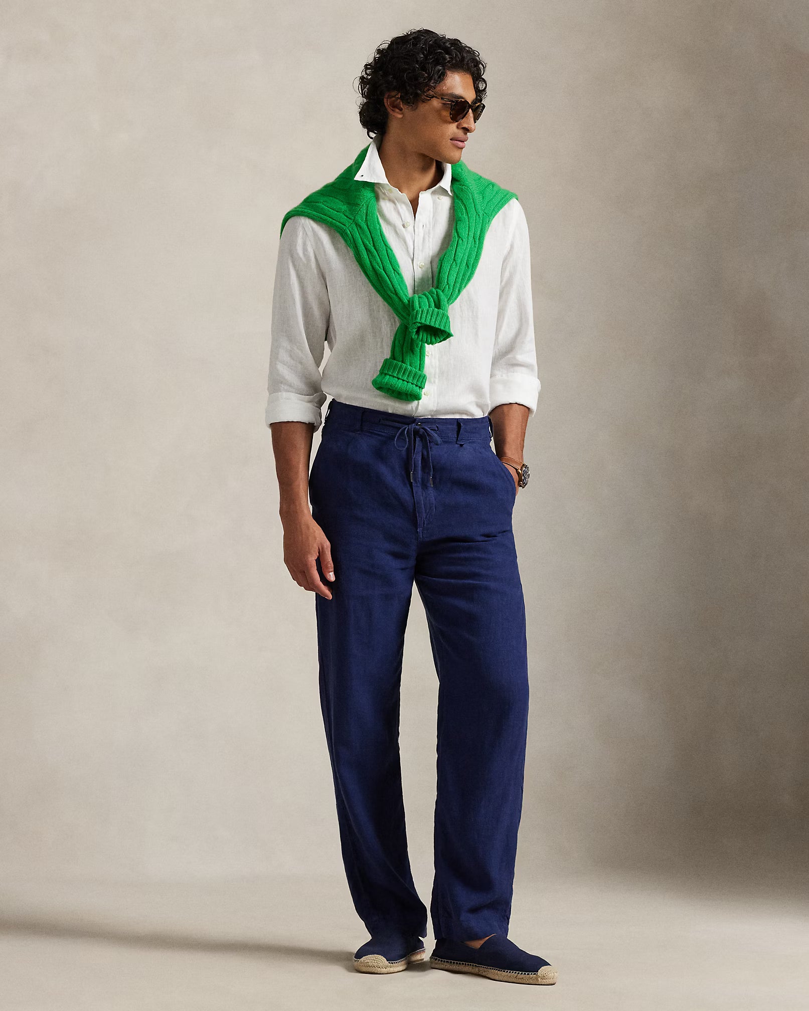 POLO RALPH LAUREN LINEN SHIRT CU
