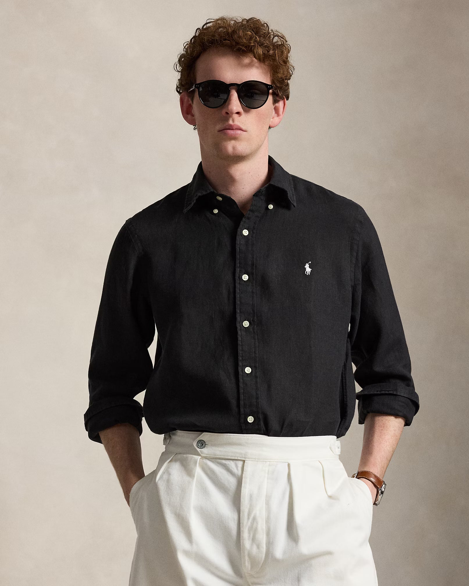 POLO RALPH LAUREN LINEN SHIRT CU