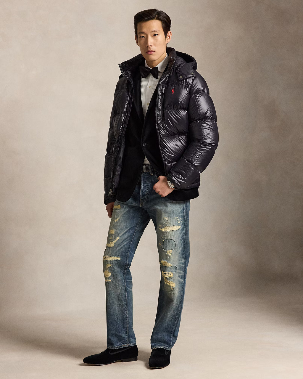 POLO RALPH LAUREN GORHAM GLOSSY DOWN JACKET