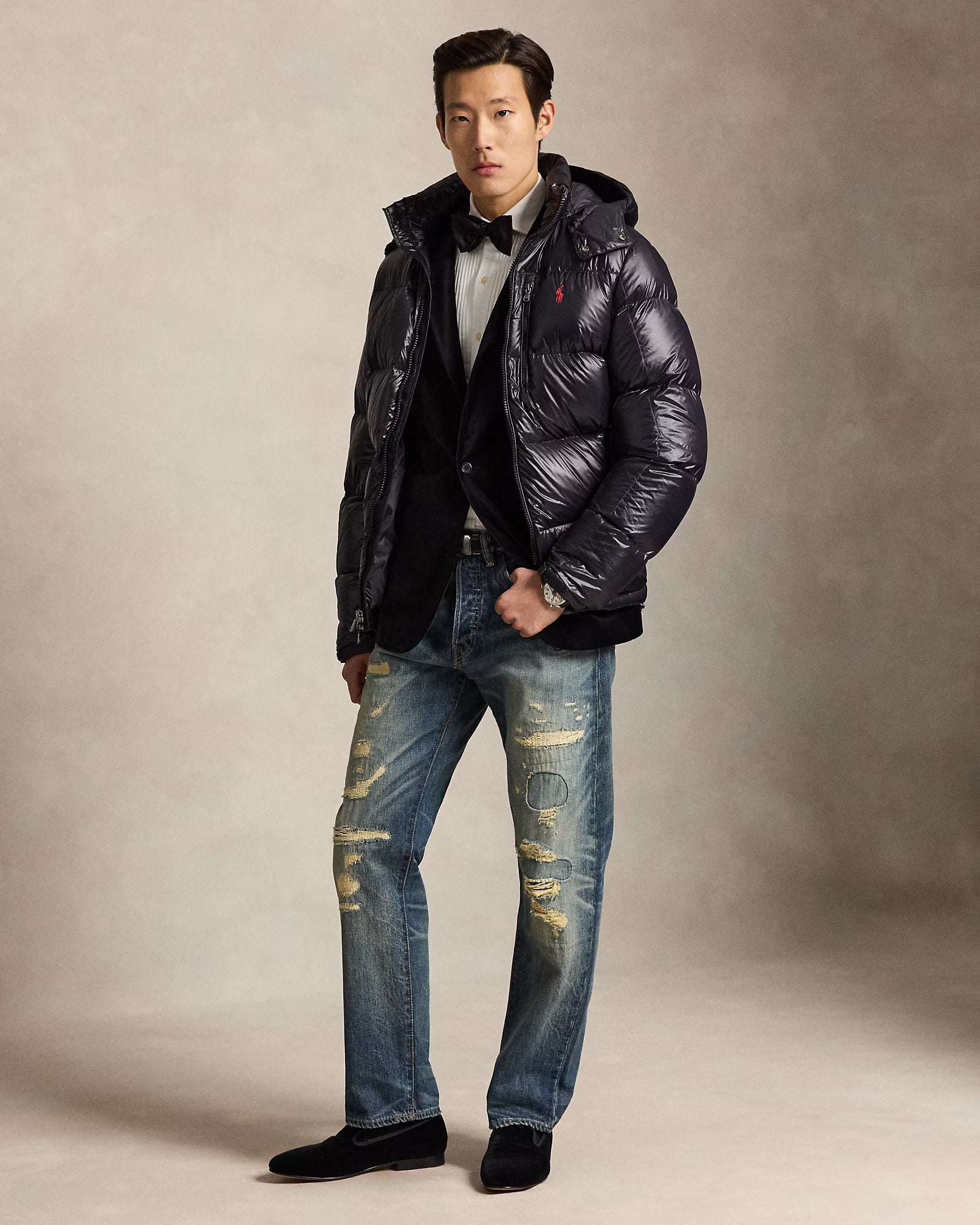 POLO RALPH LAUREN GORHAM GLOSSY DOWN JACKET