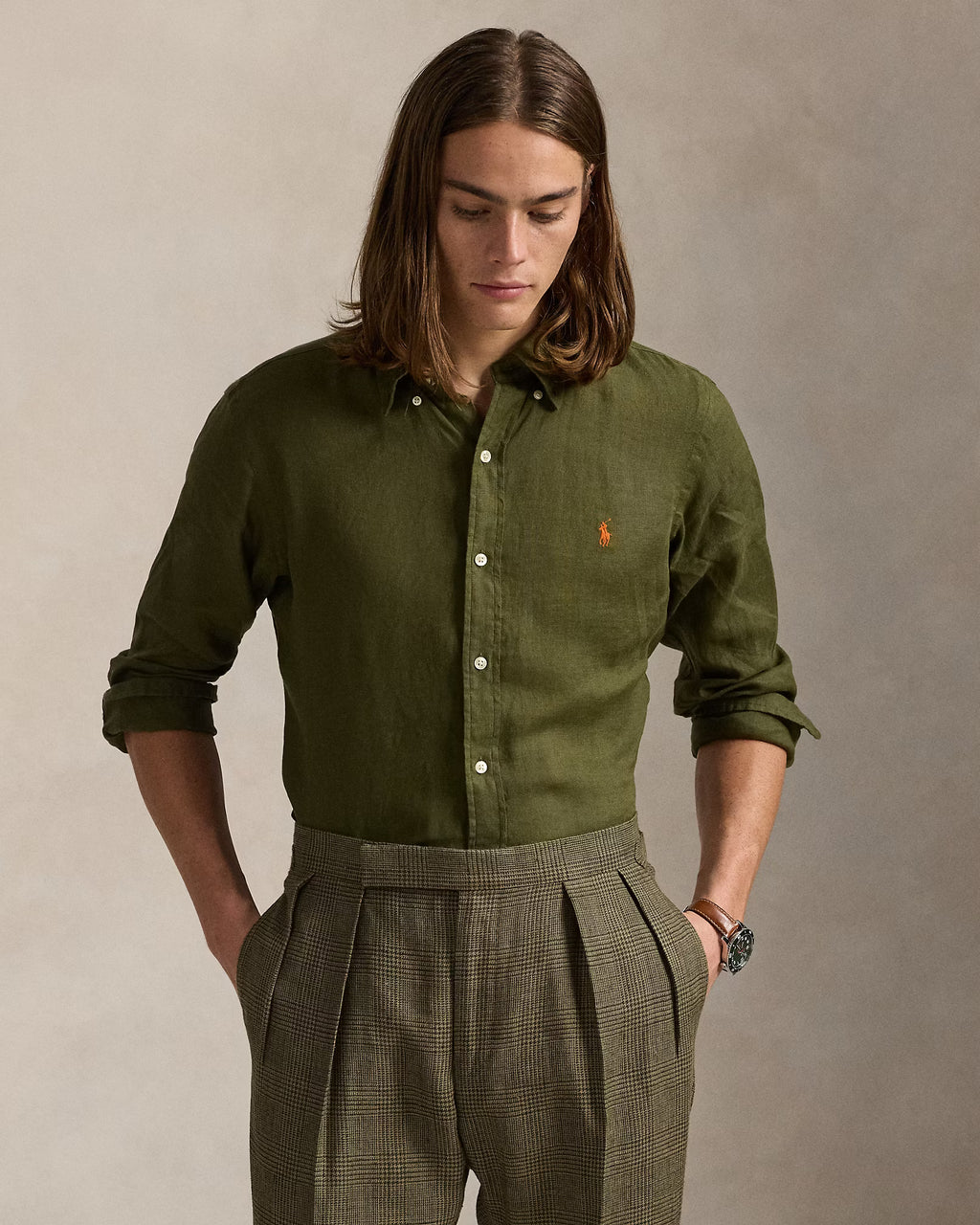 POLO RALPH LAUREN LINEN SHIRT