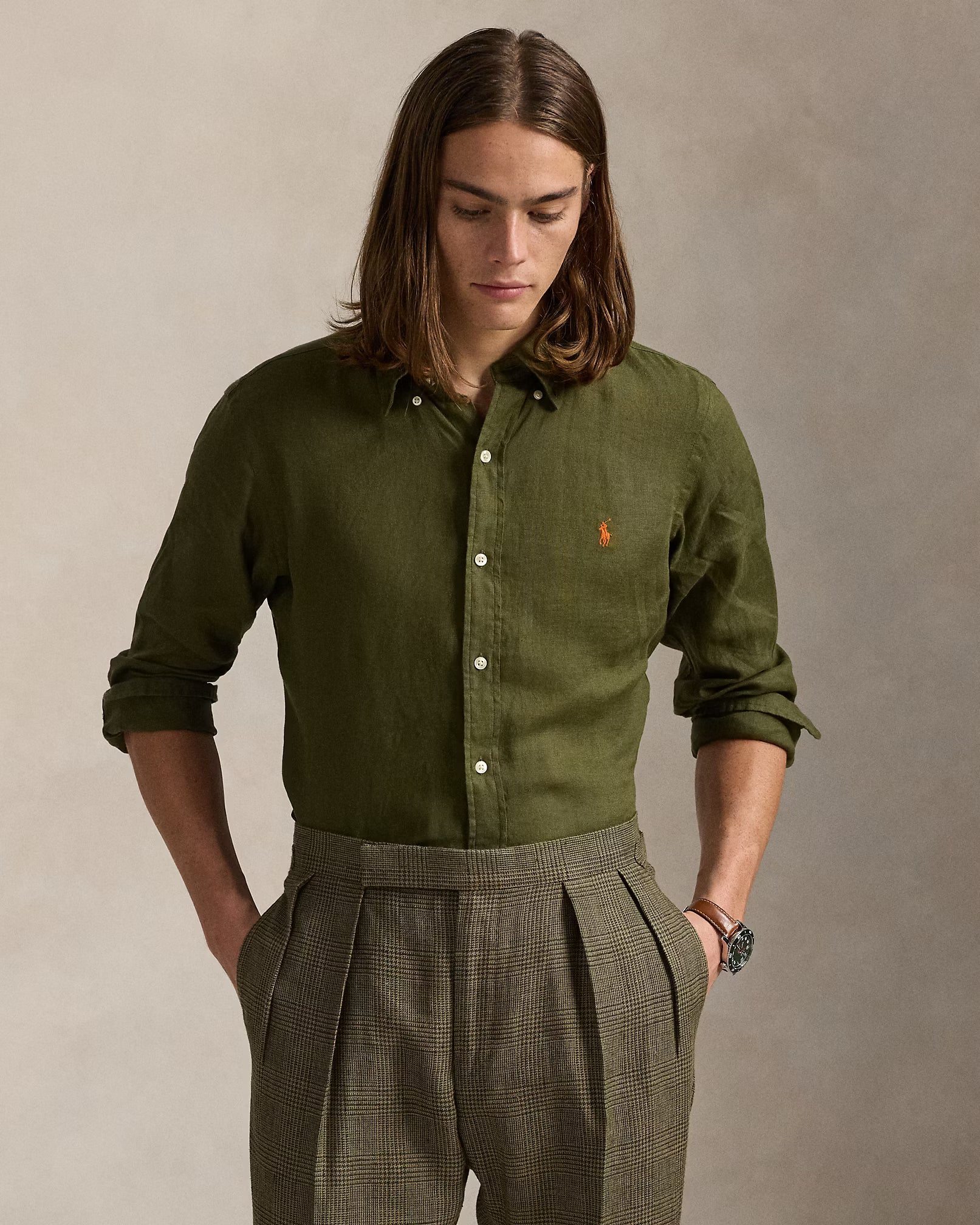 POLO RALPH LAUREN LINEN SHIRT