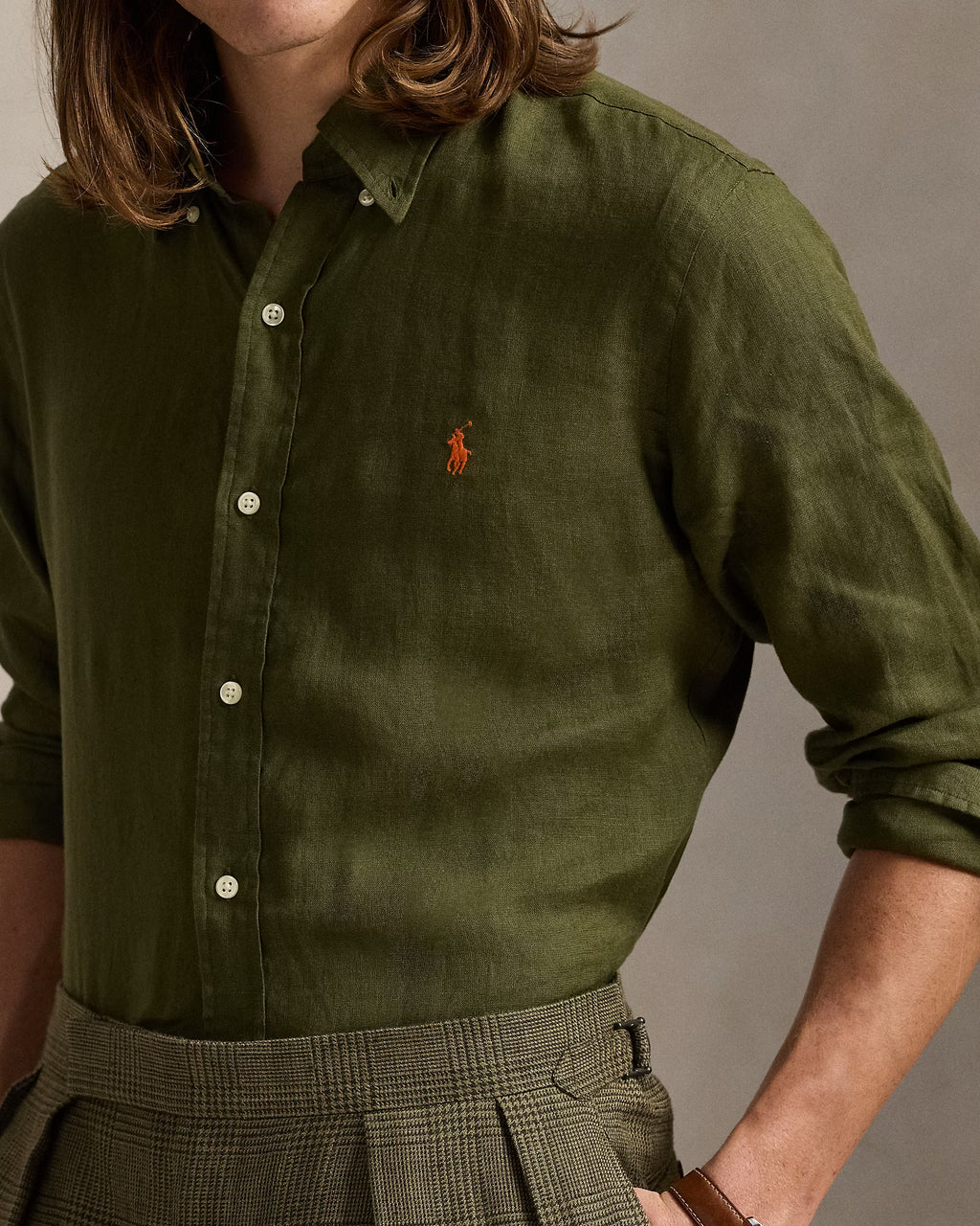 POLO RALPH LAUREN LINEN SHIRT