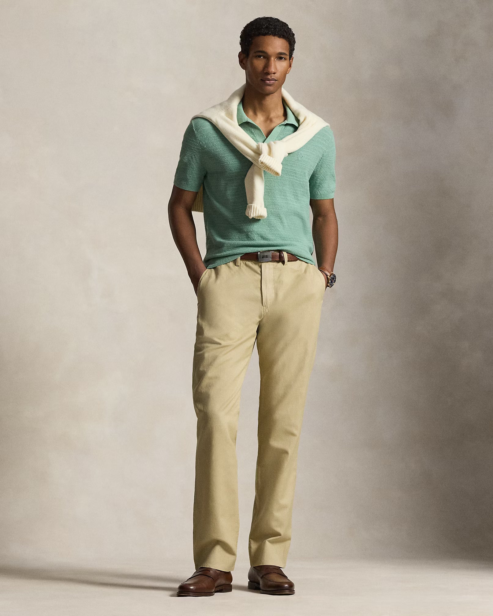 POLO RALPH LAUREN LIN/COT PANT