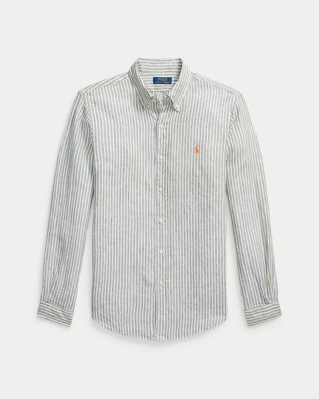 POLO RALPH LAUREN STRIPE LINEN SHIRT CU