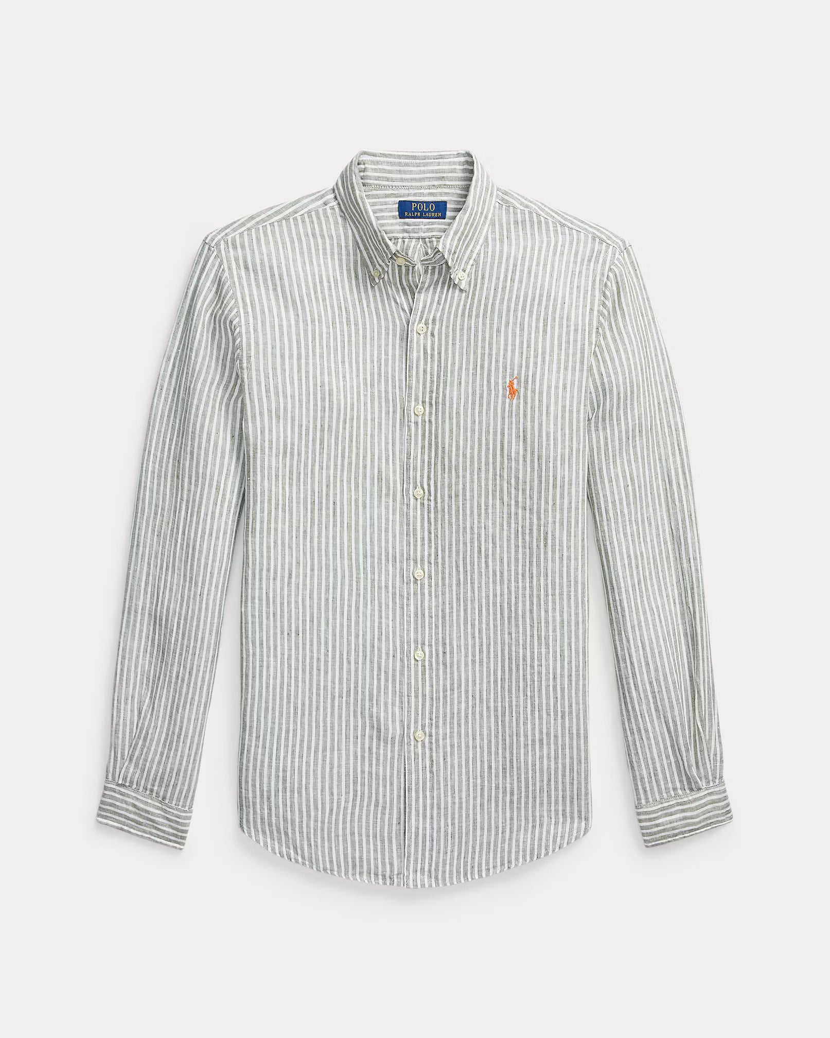 POLO RALPH LAUREN STRIPE LINEN SHIRT CU