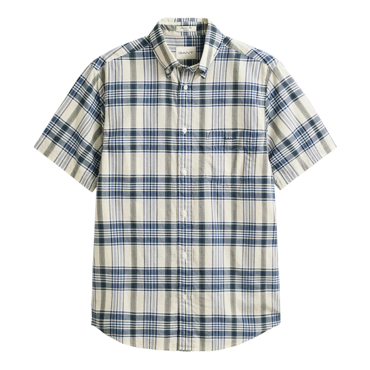 GANT REG MADRAS CHECK SS SHIRT