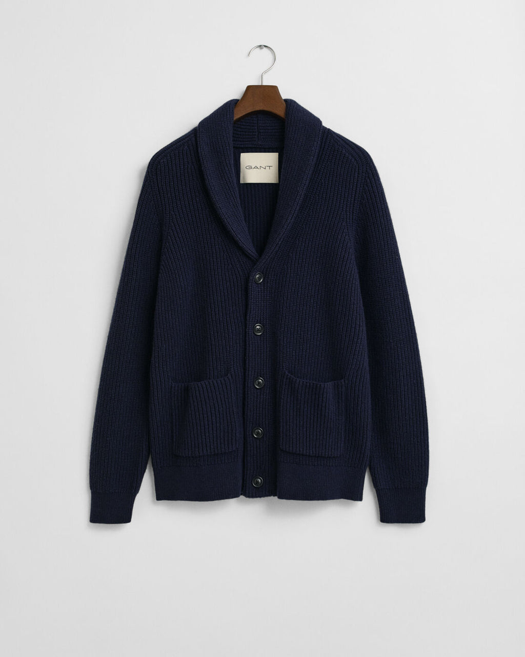 GANT SHAWL COLLAR CARDIGAN