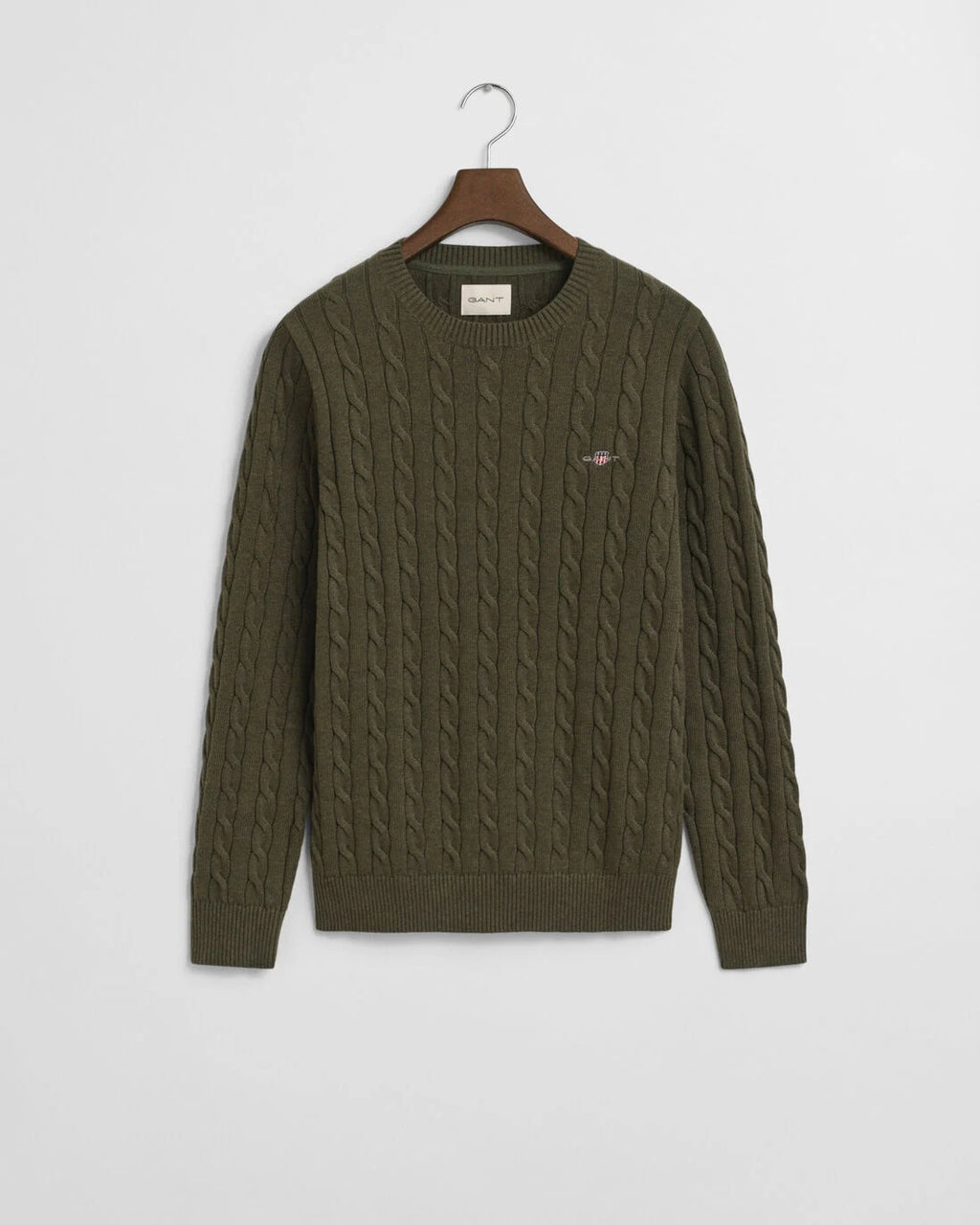GANT COTTON CABLE C-NECK