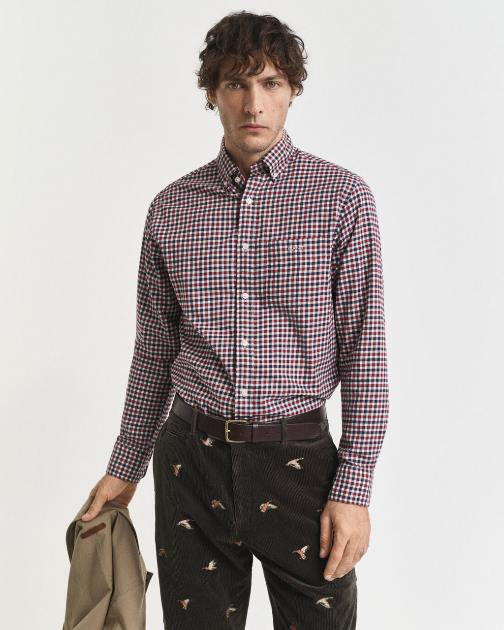 GANT REG TWILL GINGHAM SHIRT