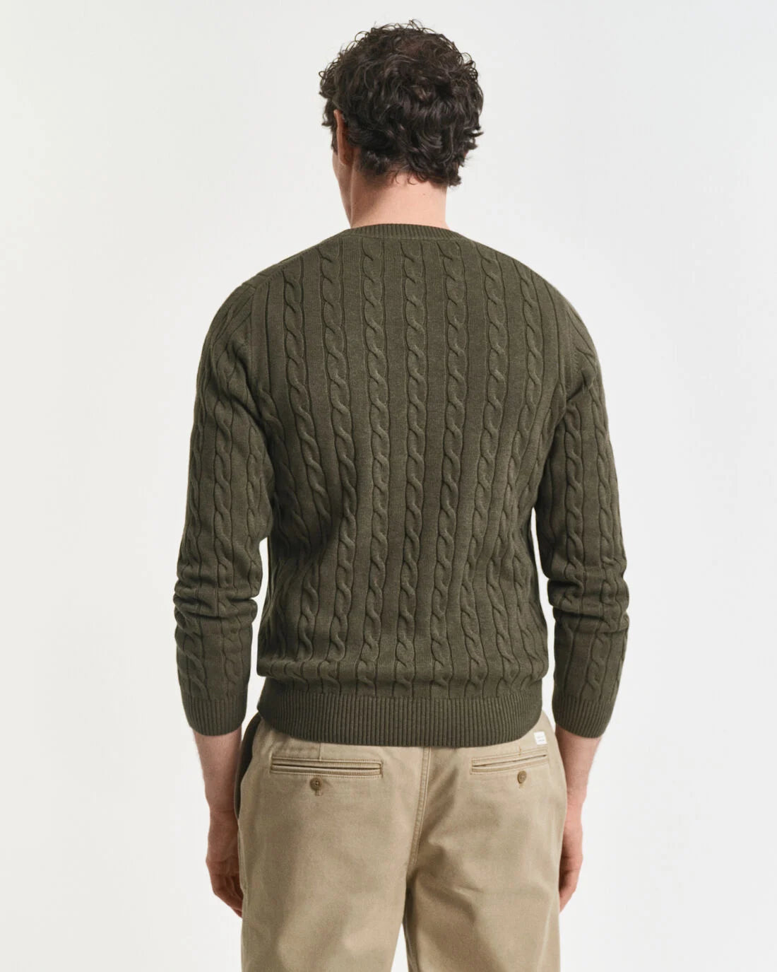 GANT COTTON CABLE C-NECK