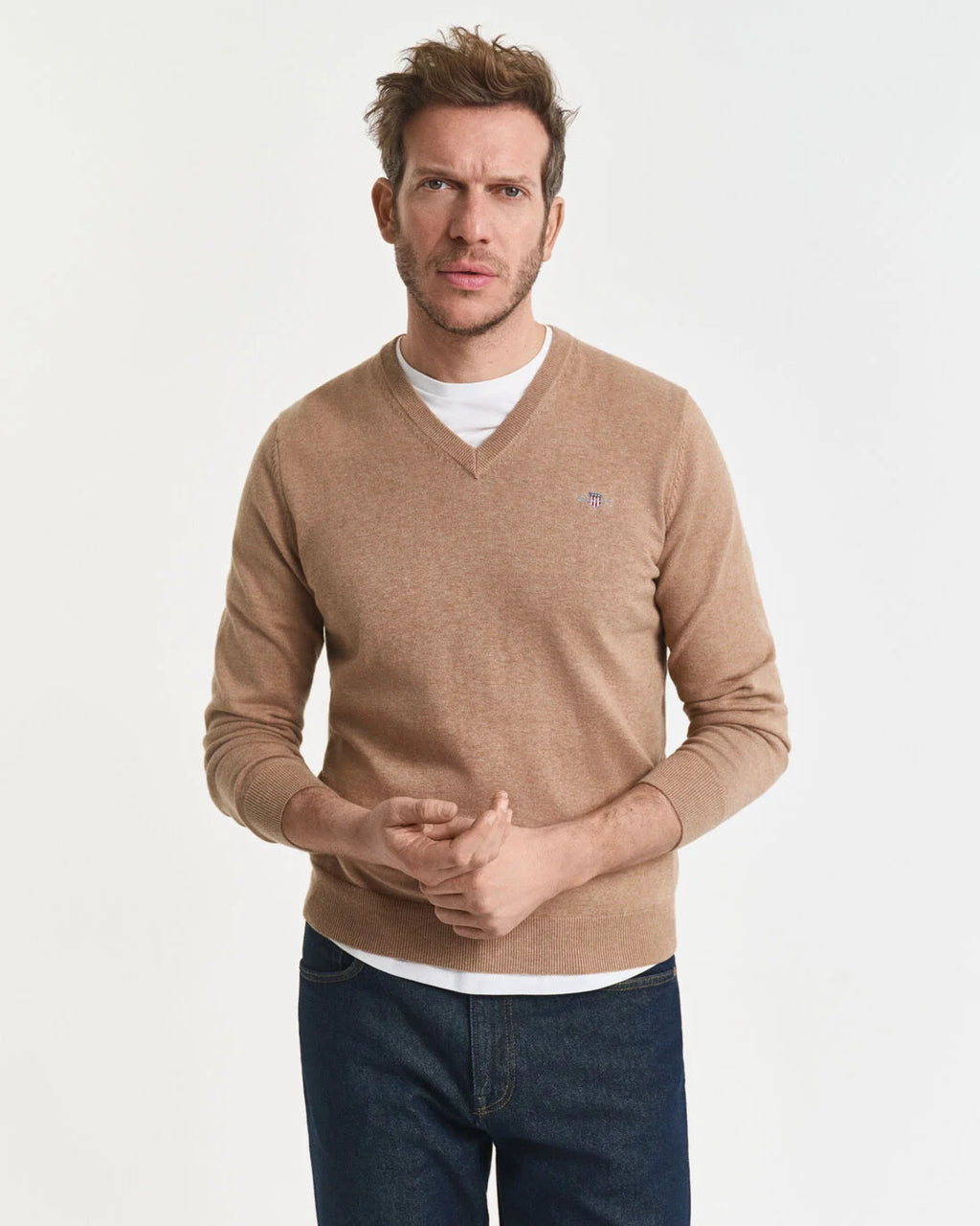GANT COTTON V-NECK