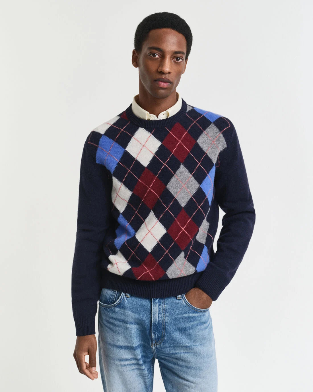 GANT ARGYLE C-NECK